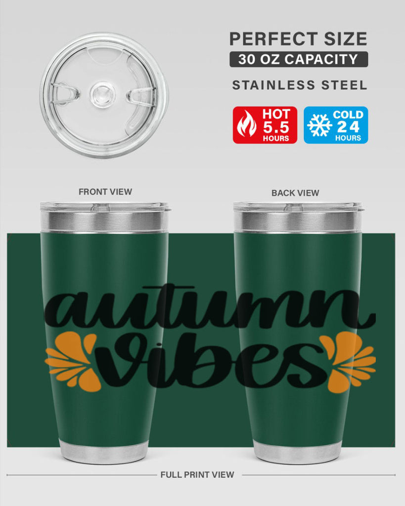 Autumn Vibes 478#- fall- Tumbler