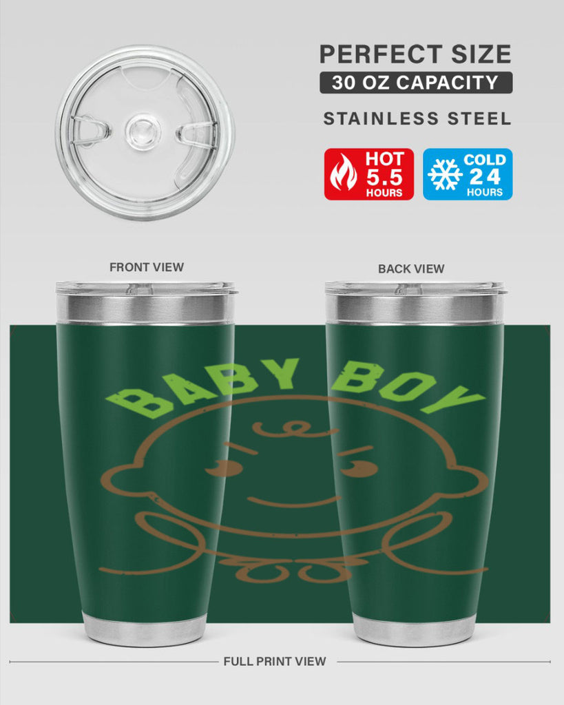 Baby Boy Style 4#- baby shower- tumbler