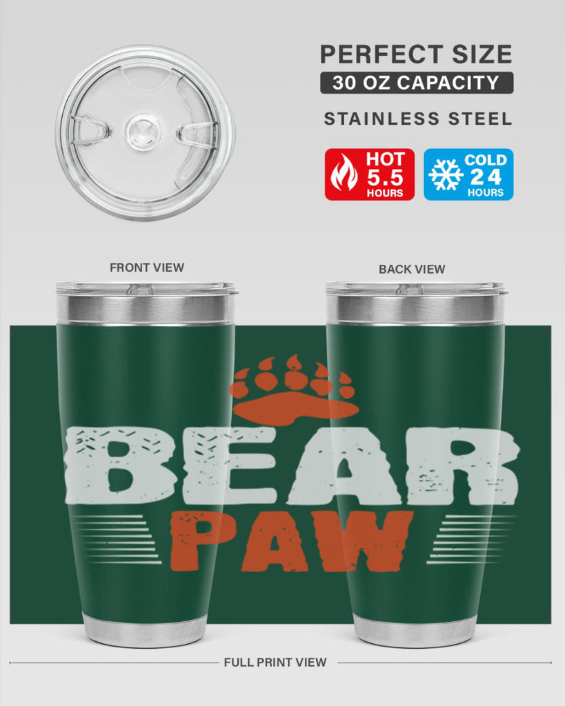 Bear paw 4#- Bears- Tumbler