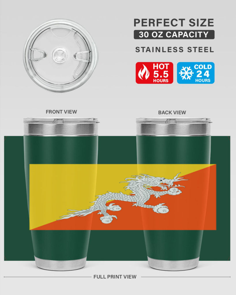 Bhutan 178#- world flags- Tumbler