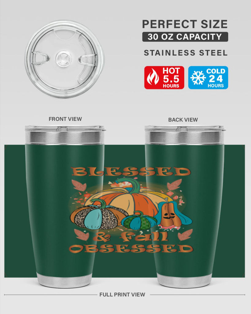 Blessed Fall Obsessed 49#- fall- Tumbler