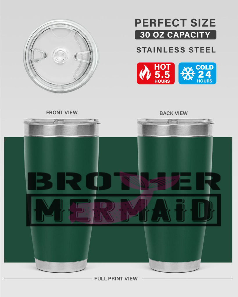 Brother mermaid 86#- mermaid- Tumbler