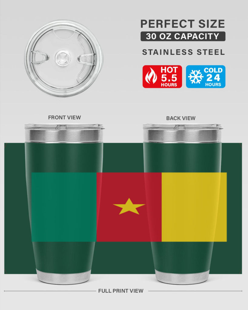 Cameroon 167#- world flags- Tumbler