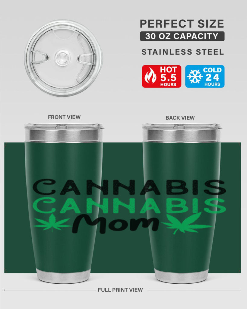 Cannabis Mom 48#- marijuana- Tumbler