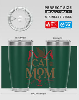 Cat Mom Style 6#- cat- Tumbler