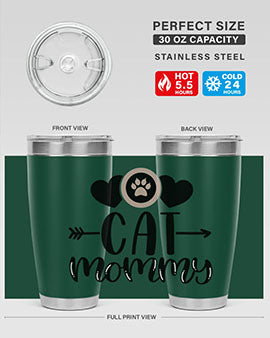 Cat Mommy Style 87#- cat- Tumbler