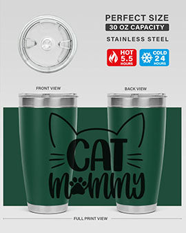 Cat Mommy Style 88#- cat- Tumbler
