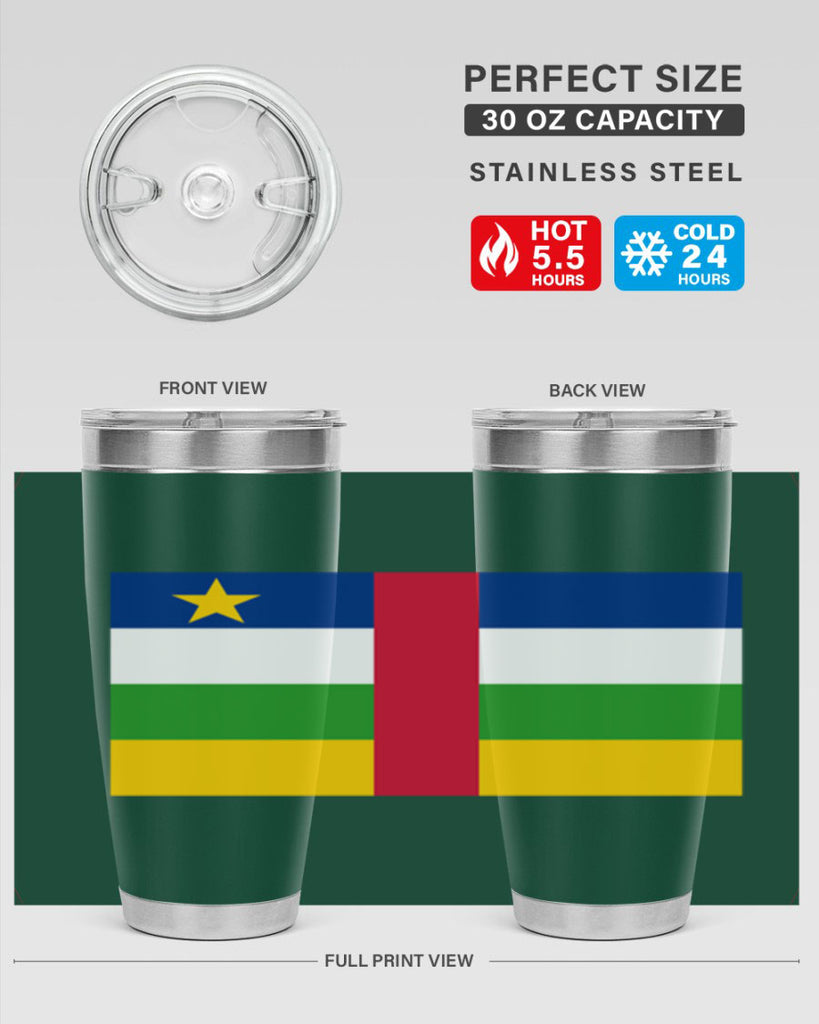 Central African Republic 165#- world flags- Tumbler