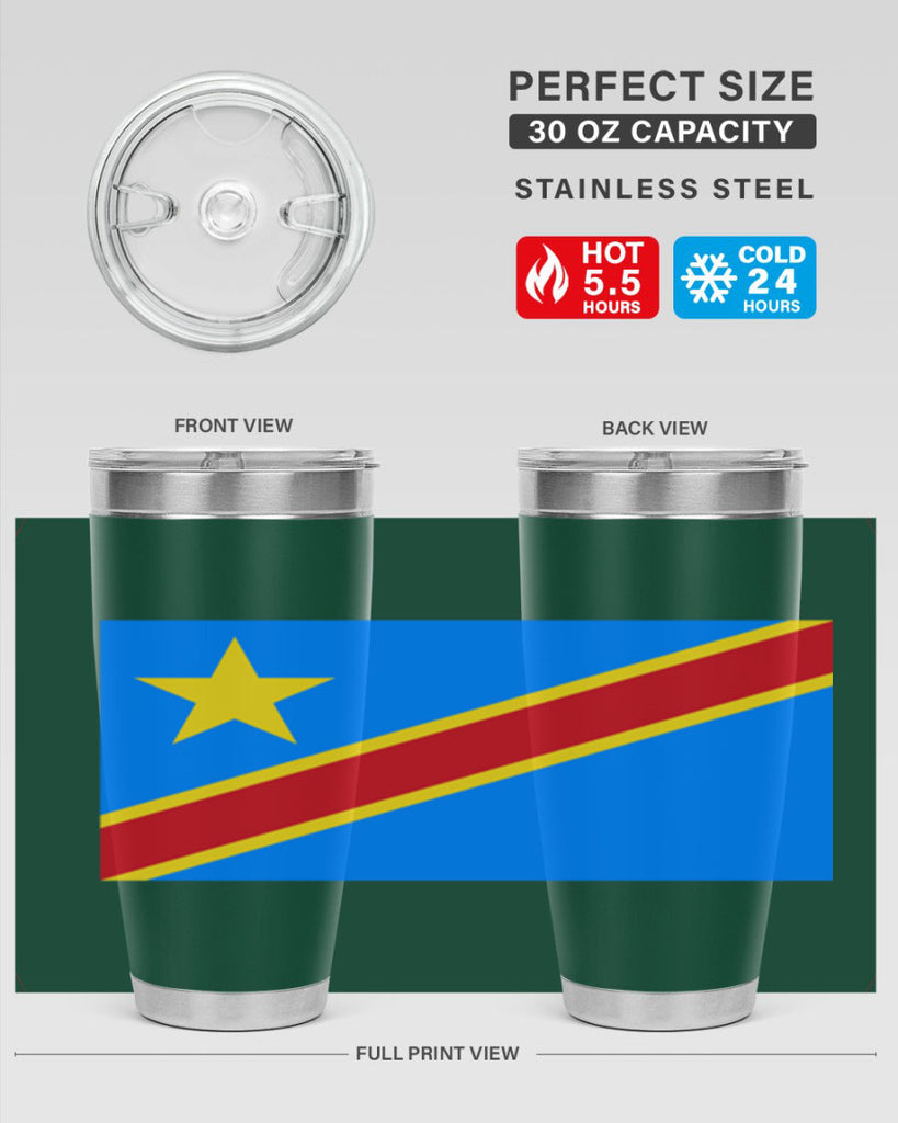 Congo Democratic Republic of the 159#- world flags- Tumbler