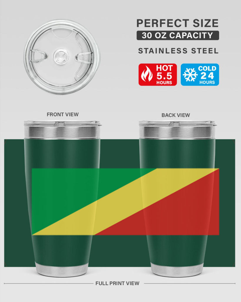 Congo Republic of the 158#- world flags- Tumbler