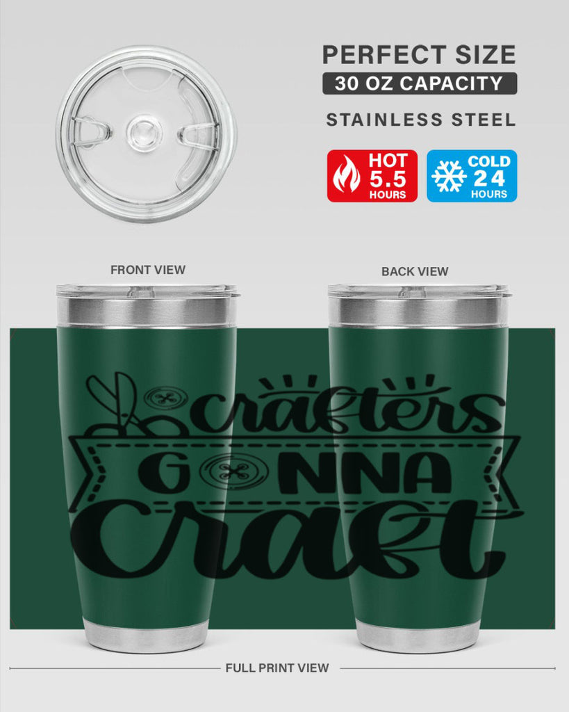 Crafters Gonna Craft 36#- crafting- Tumbler