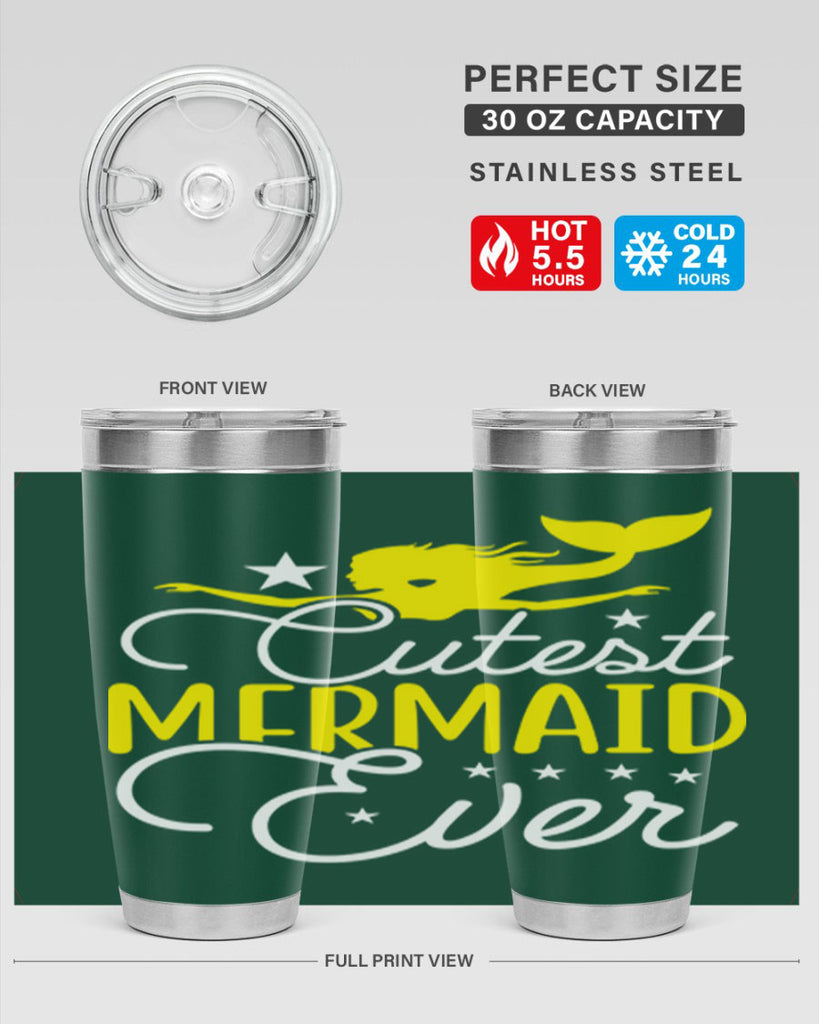 Cutest Mermaid Ever 92#- mermaid- Tumbler