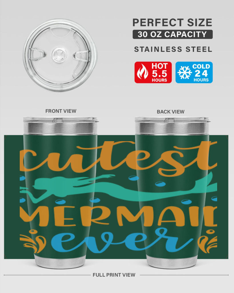 Cutest Mermaid Ever Design 102#- mermaid- Tumbler