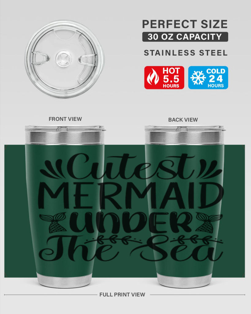 Cutest Mermaid Under The Sea 108#- mermaid- Tumbler