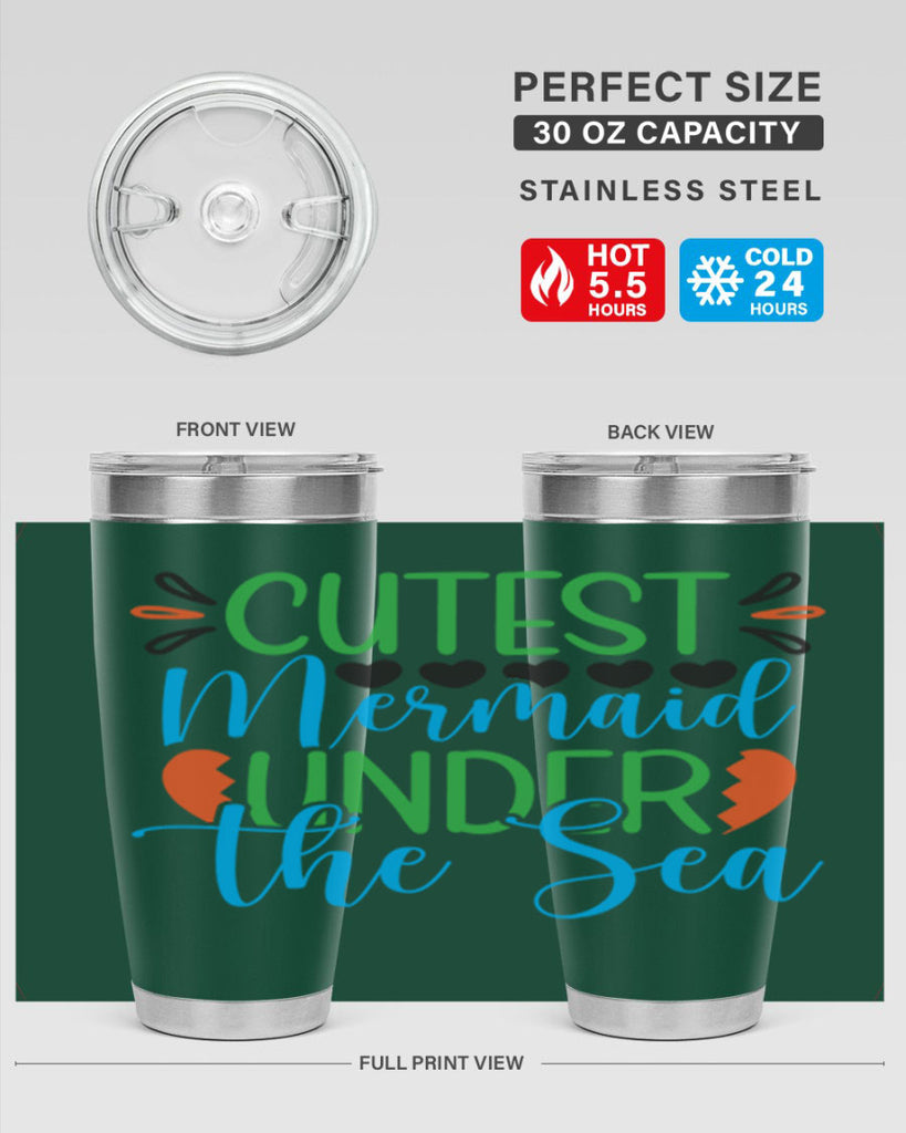 Cutest Mermaid Under The Sea 109#- mermaid- Tumbler