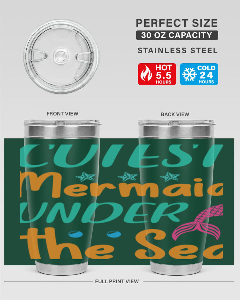 Cutest Mermaid Under the Sea 107#- mermaid- Tumbler
