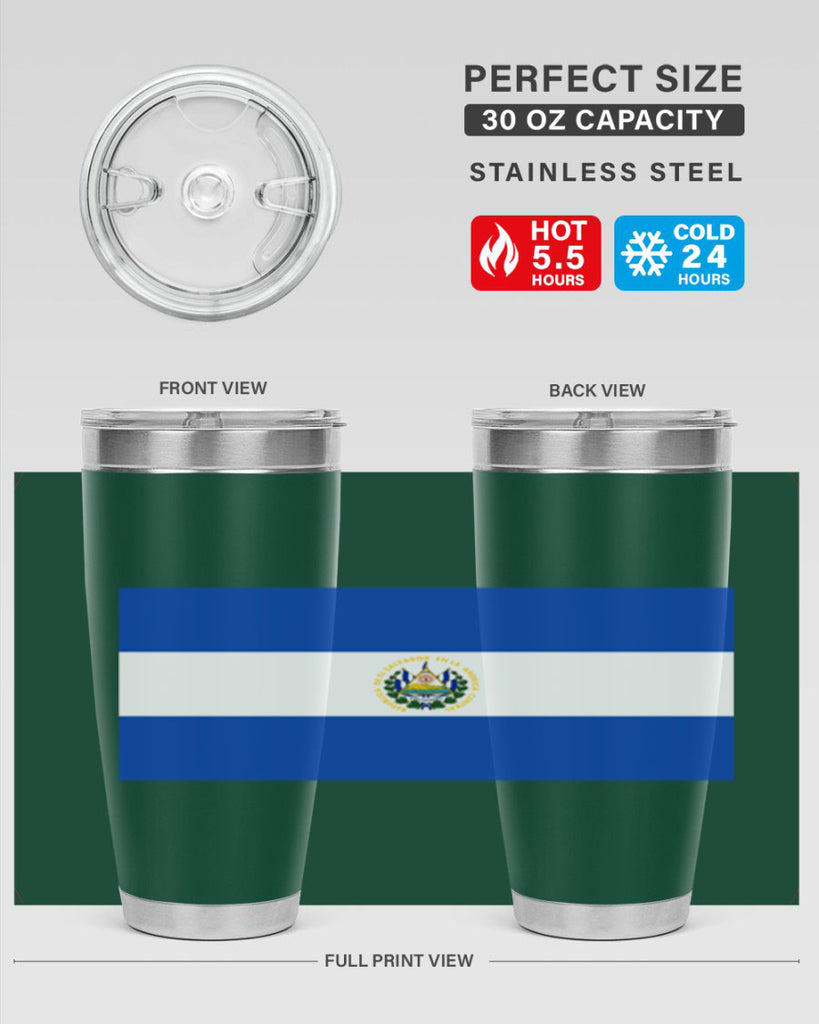 El Salvador 145#- world flags- Tumbler