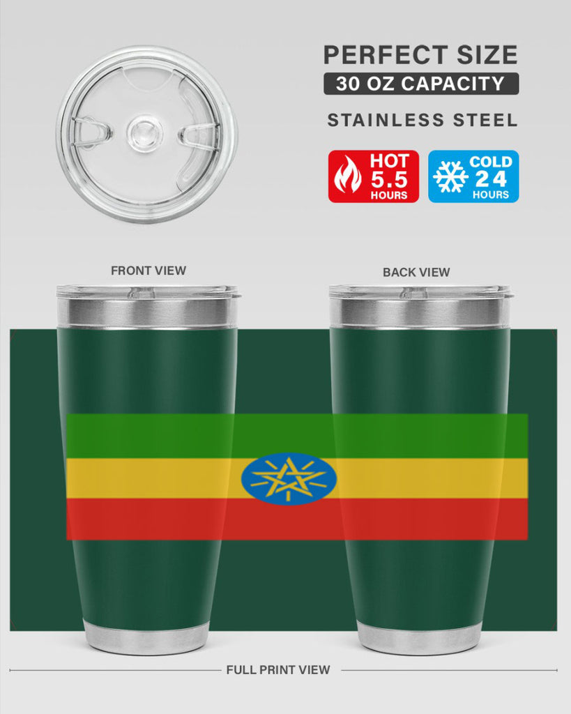 Ethiopia 140#- world flags- Tumbler