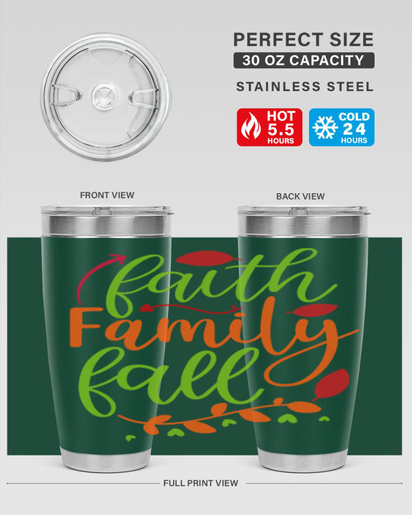 Faith Family Fall 82#- fall- Tumbler