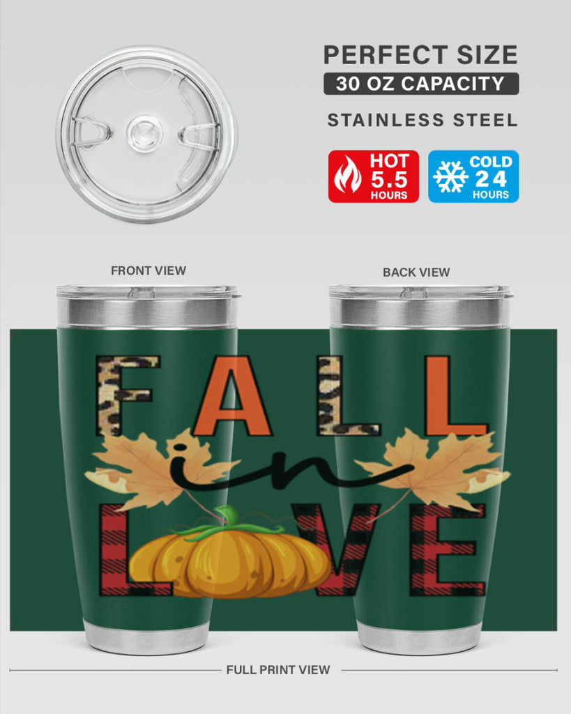Fall in Love 104#- fall- Tumbler