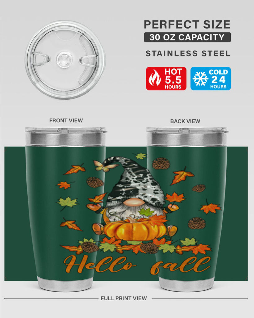 FallGnomeHelloAutumn 150#- fall- Tumbler