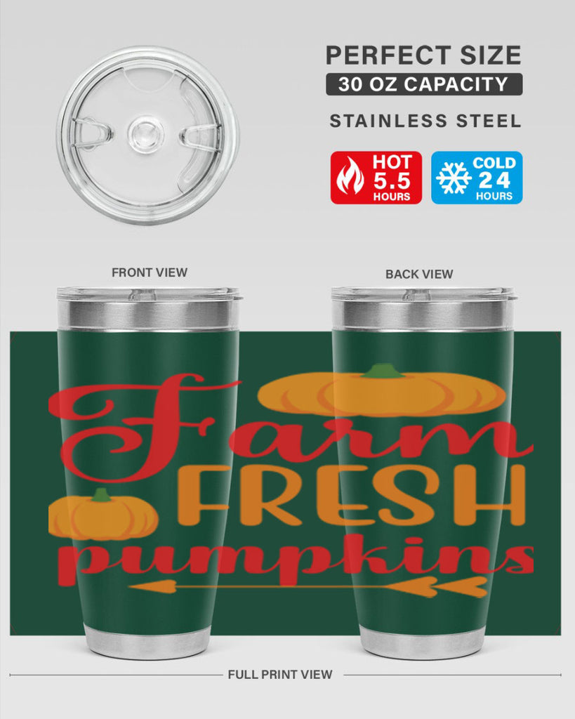 FarmFreshPumpkins 177#- fall- Tumbler