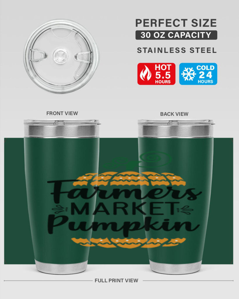 Farmersmarketpumpkin 179#- fall- Tumbler