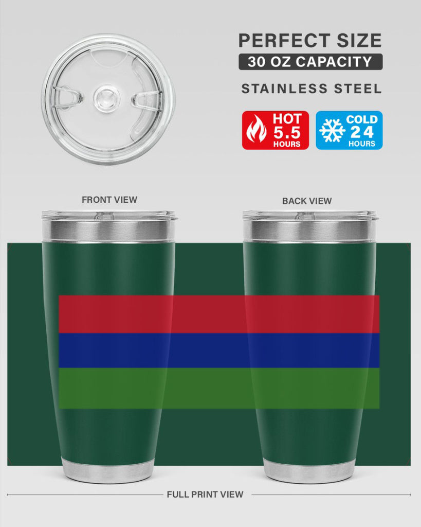 Gambia 135#- world flags- Tumbler