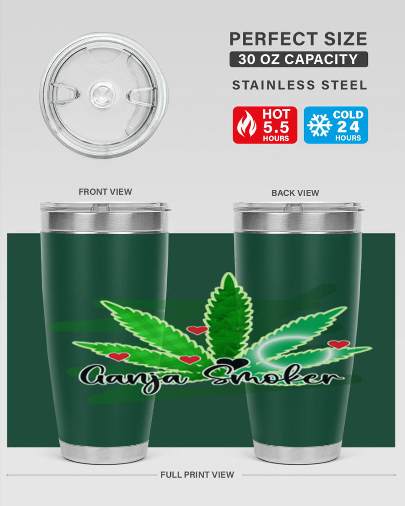 Ganja Smoker 88#- marijuana- Tumbler