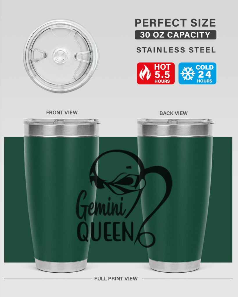 Gemini queen 231#- zodiac- Tumbler