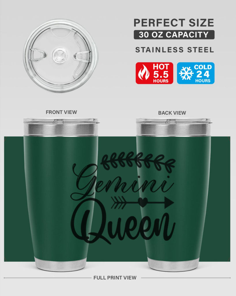 Gemini queen 232#- zodiac- Tumbler