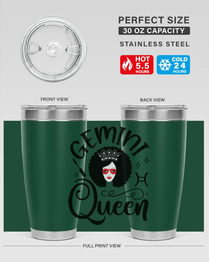 Gemini queen 233#- zodiac- Tumbler