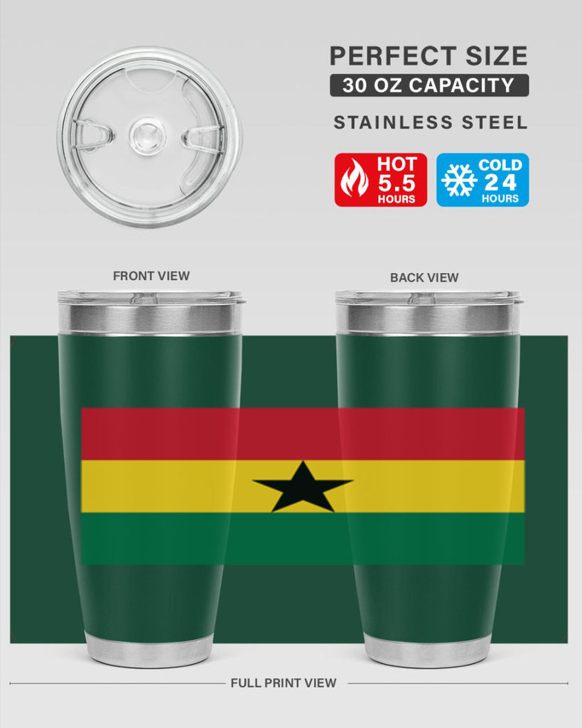 Ghana 132#- world flags- Tumbler