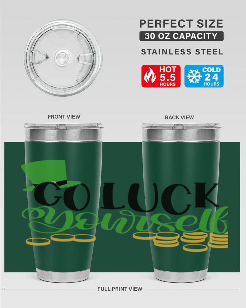 Go Lucky Yourself Style 98#- St Patricks Day- Tumbler