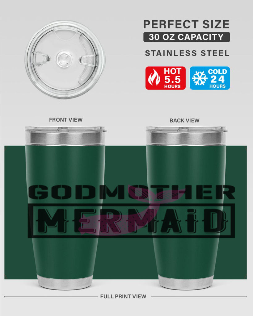 Godmother mermaid 196#- mermaid- Tumbler