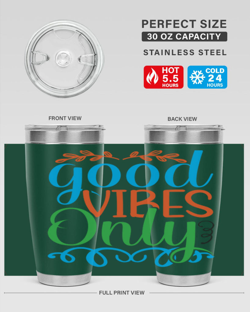 Good Vibes Only 198#- mermaid- Tumbler