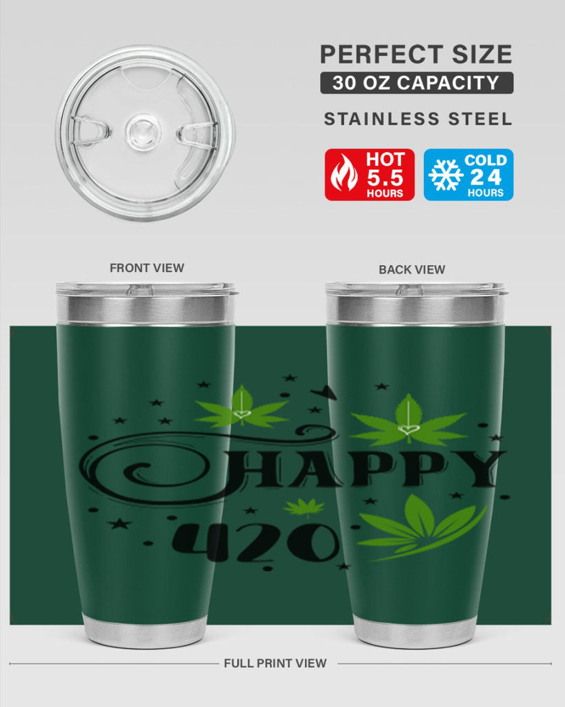 Happy 420 101#- marijuana- Tumbler