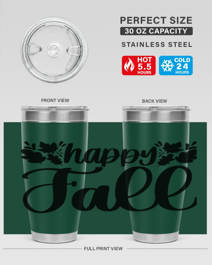 Happy Fall 489#- fall- Tumbler