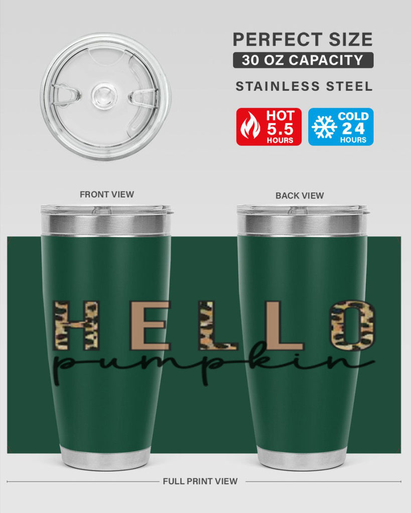 Hello Pumpkin Fall 291#- fall- Tumbler