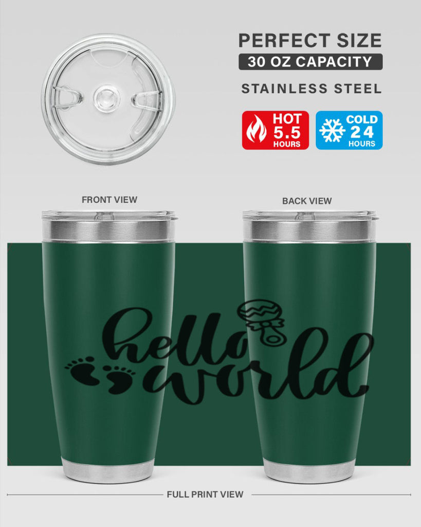 Hello World Style 90#- baby- tumbler