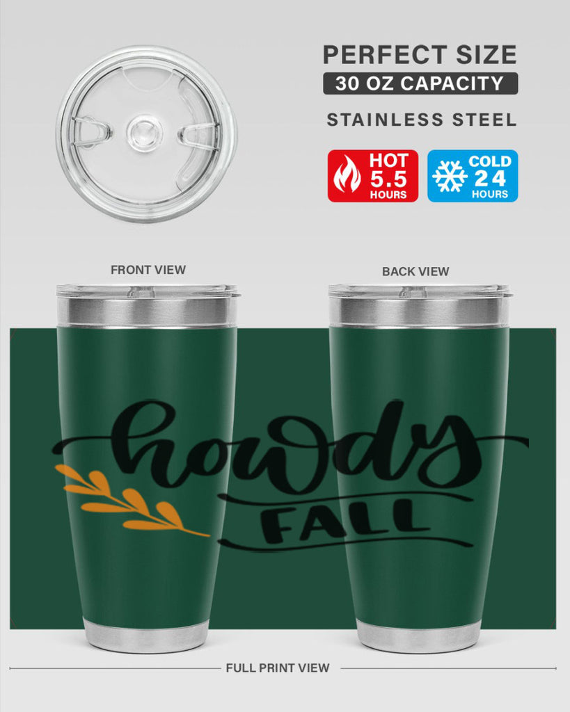 Howdy Fall 496#- fall- Tumbler