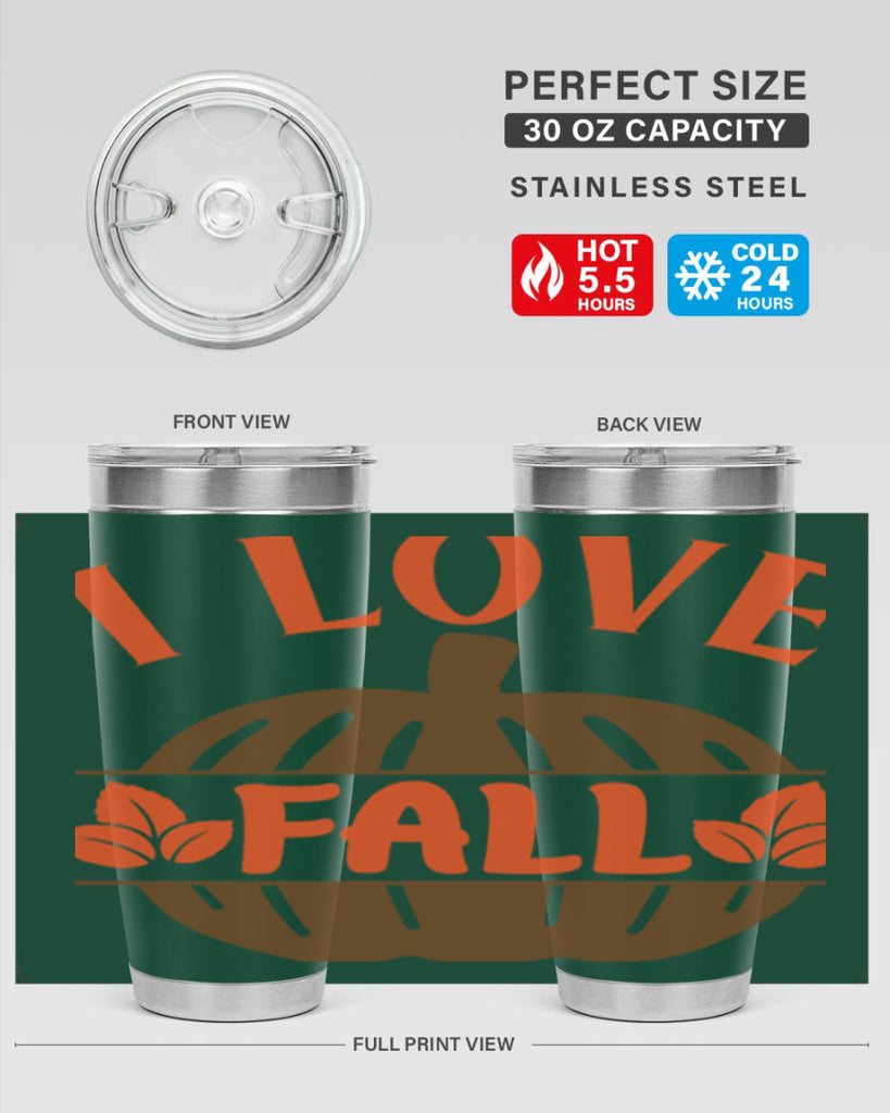 I Love Fall 337#- fall- Tumbler