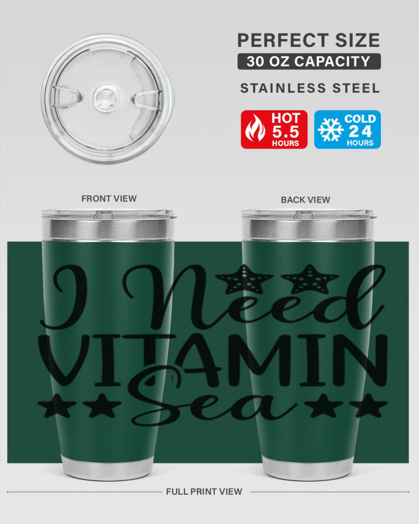 I Need Vitamin Sea 232#- mermaid- Tumbler