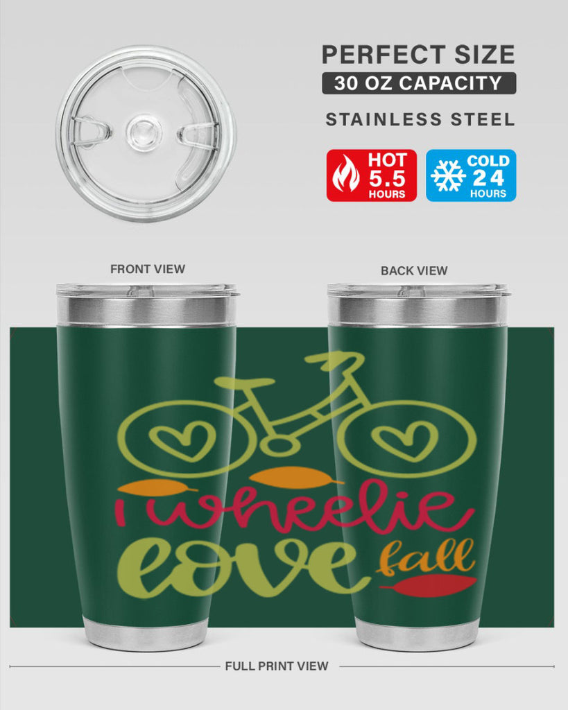 I Wheelie Love Fall 342#- fall- Tumbler