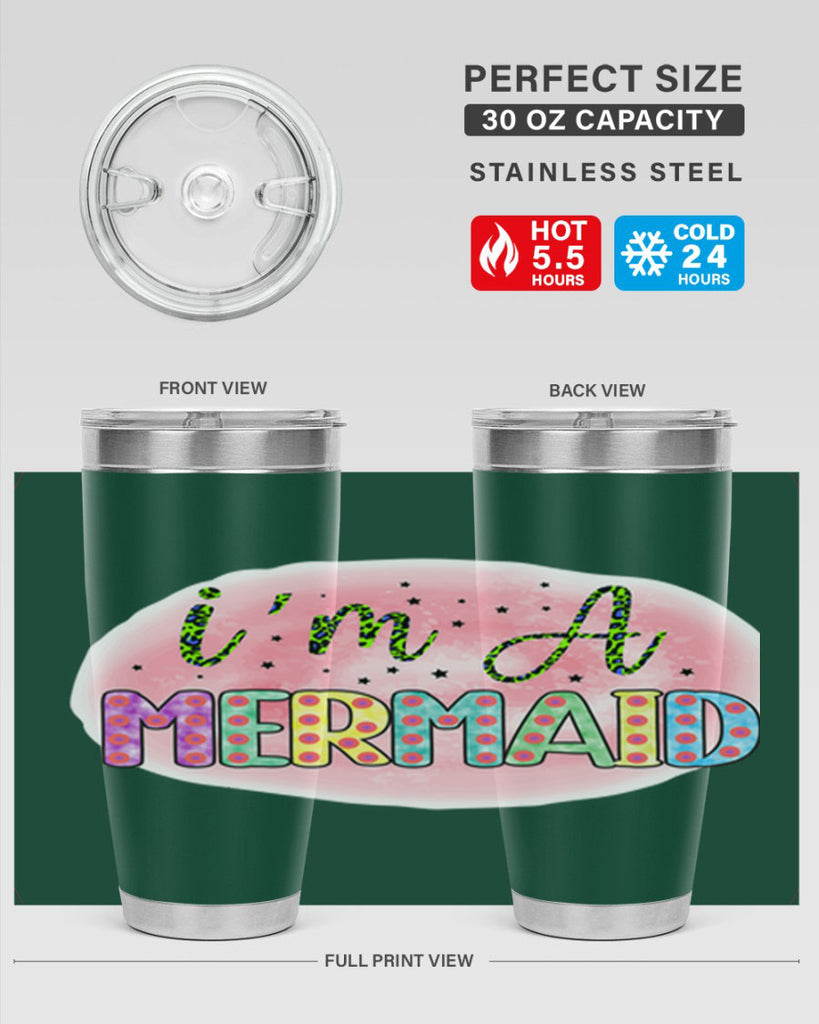 Im A Mermaid 255#- mermaid- Tumbler