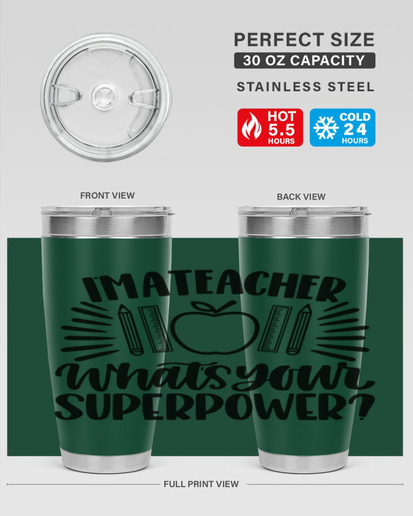 Im A Teacher Whats Your Style 72#- teacher- tumbler