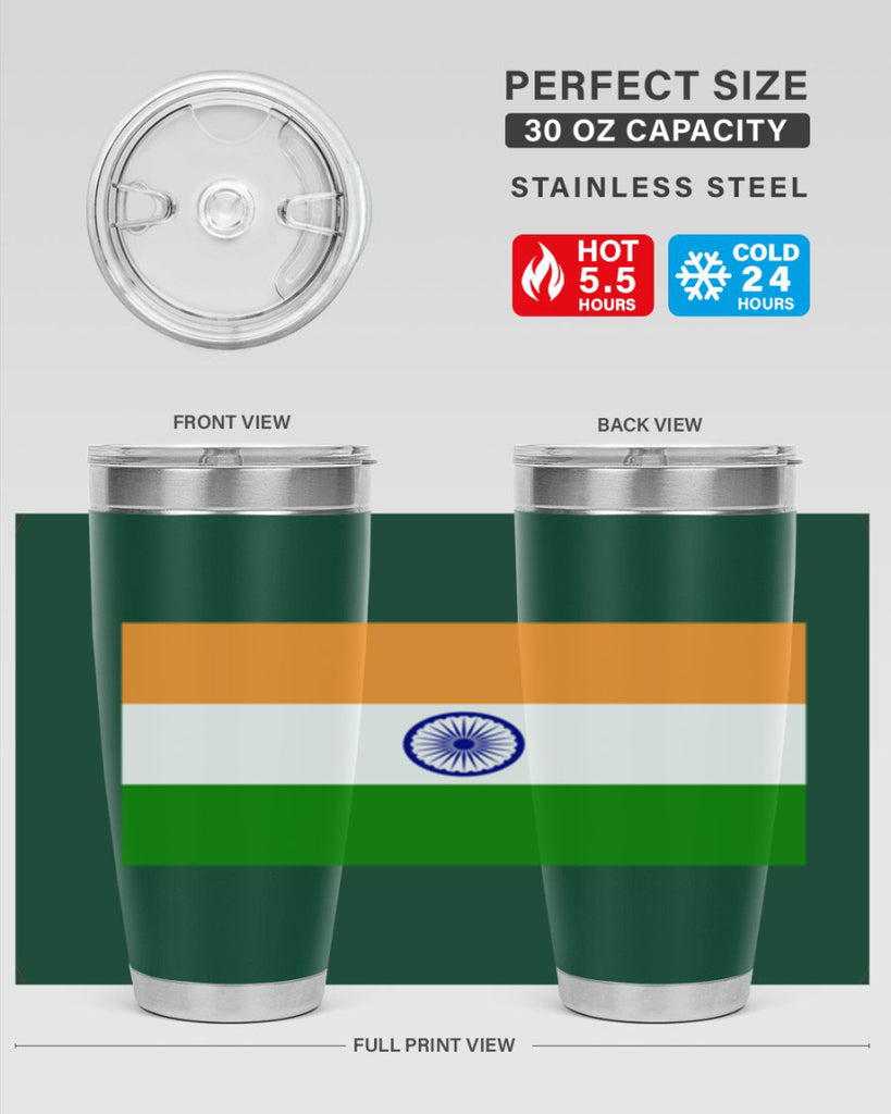 India 121#- world flags- Tumbler