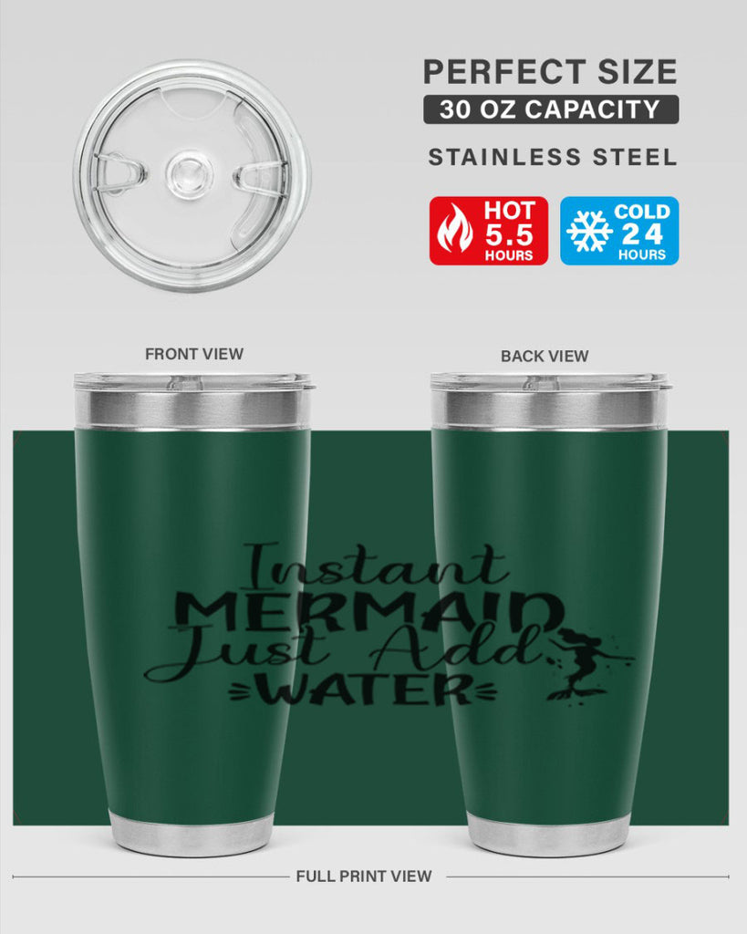 Instant Mermaid Just Add Water 269#- mermaid- Tumbler