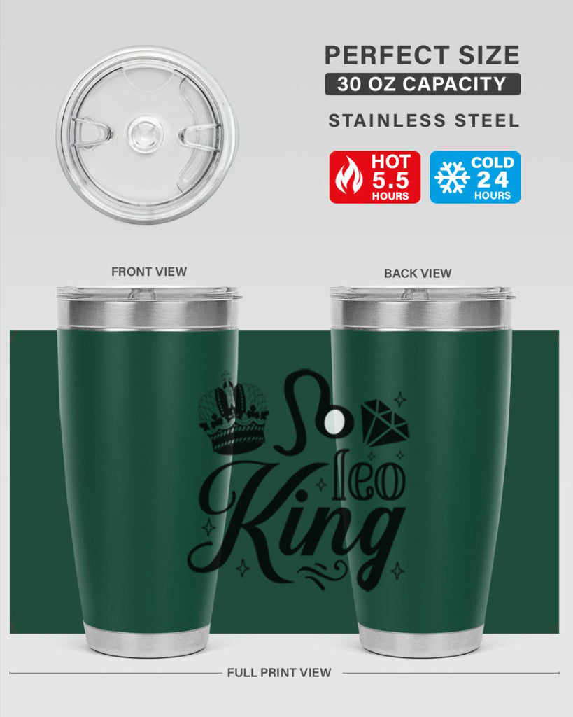 Leo king 290#- zodiac- Tumbler