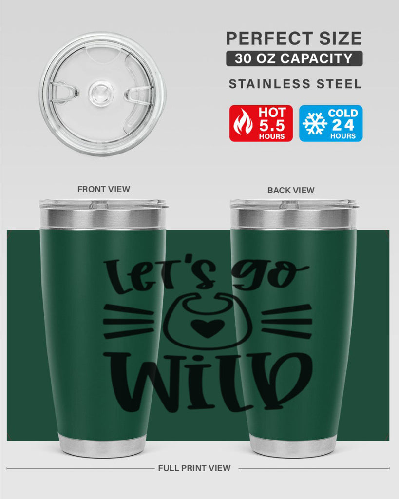 Lets Go Wild Style 73#- baby- tumbler